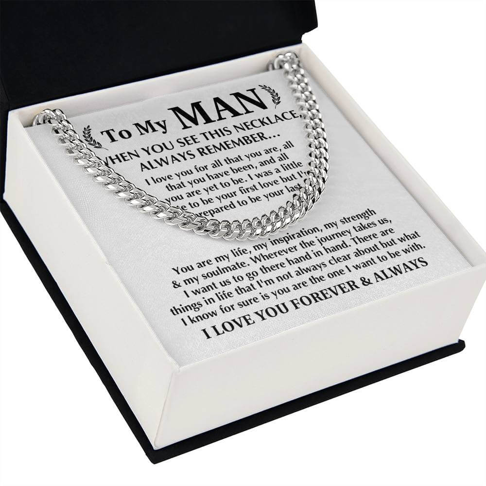 Always Remember Cuban Link Men's Chain - Shopping Therapy, LLC Jewelry