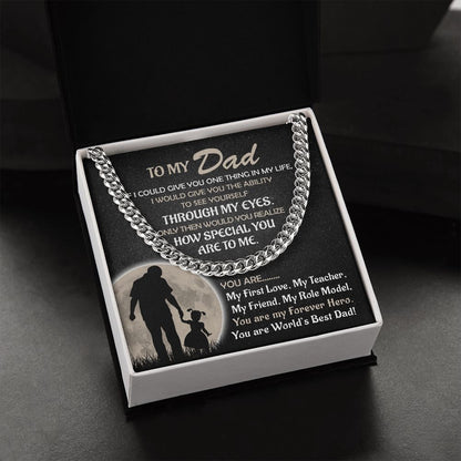 Worlds's Best Cuban Link Chain-Bold Gift For Fathers - Shopping Therapy, LLC Jewelry