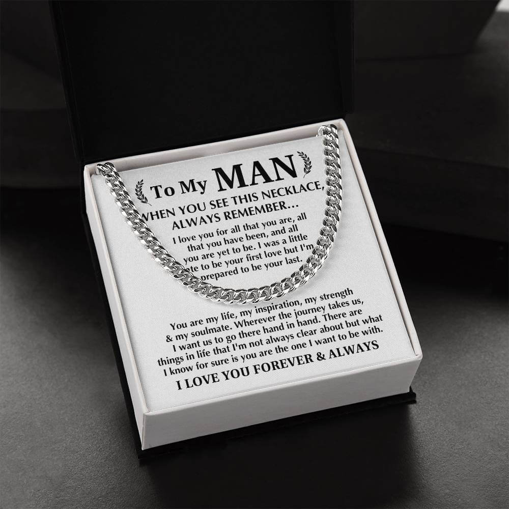 Always Remember Cuban Link Men's Chain - Shopping Therapy, LLC Jewelry