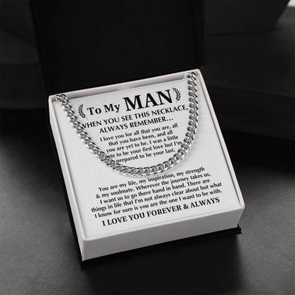 Always Remember Cuban Link Men's Chain - Shopping Therapy, LLC Jewelry