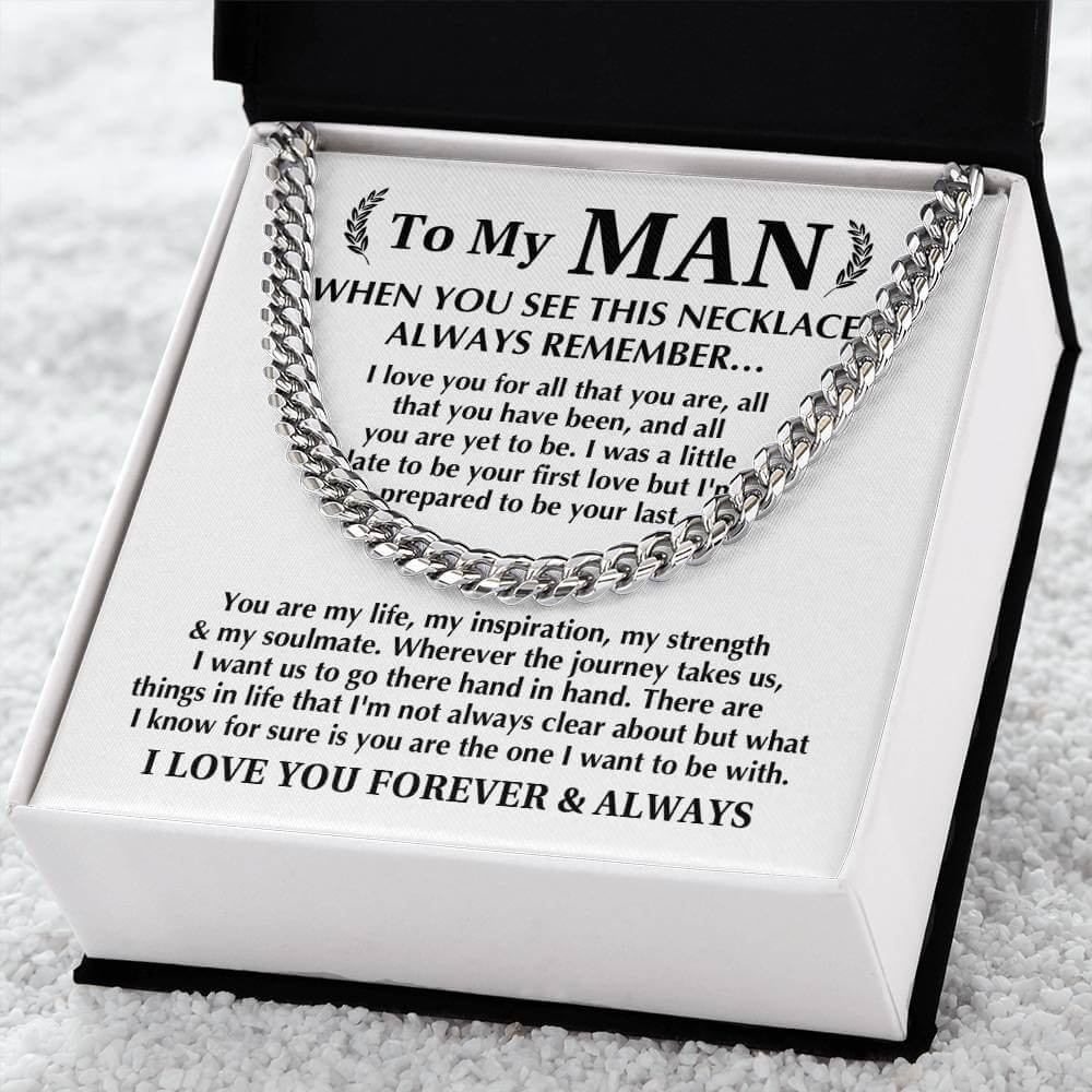 Always Remember Cuban Link Men's Chain - Shopping Therapy, LLC Jewelry