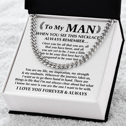 Always Remember Cuban Link Men's Chain - Shopping Therapy, LLC Jewelry