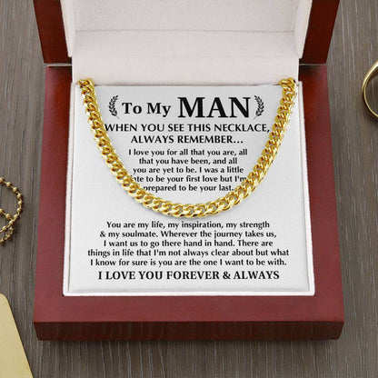 Always Remember Cuban Link Men's Chain - Shopping Therapy Jewelry