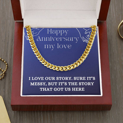 Men’s Cuban Link Chain – Classic Statement Piece for Every Look - Shopping Therapy, LLC Jewelry