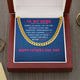 To My Hero Cuban Link Chain For Men