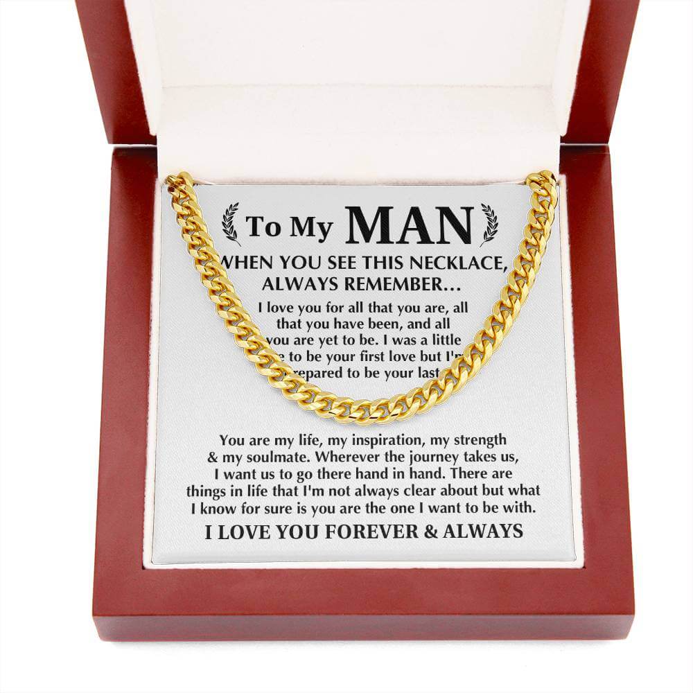 Always Remember Cuban Link Men's Chain - Shopping Therapy Jewelry