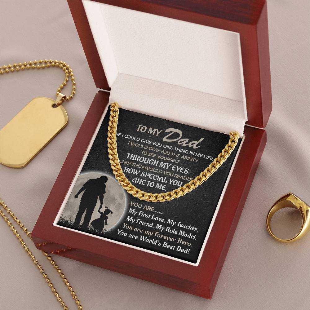 Worlds's Best Cuban Link Chain-Bold Gift For Fathers - Shopping Therapy, LLC Jewelry