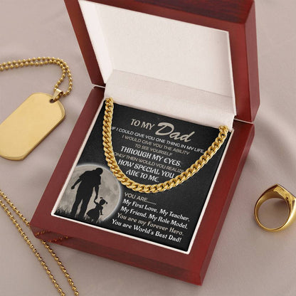 Worlds's Best Cuban Link Chain-Bold Gift For Fathers - Shopping Therapy, LLC Jewelry