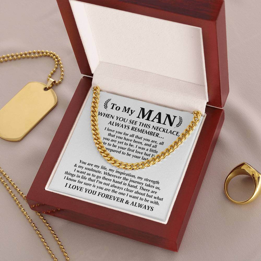 Always Remember Cuban Link Men's Chain - Shopping Therapy Jewelry