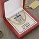 Husband’s Father's Day Cuban Link Chain – Romantic Gift from Wife