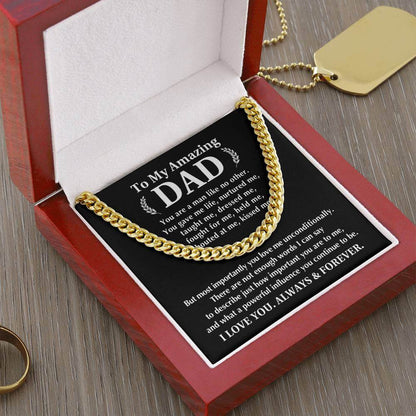 Always And Forever Men's Cuban Link Chain - Shopping Therapy, LLC Jewelry