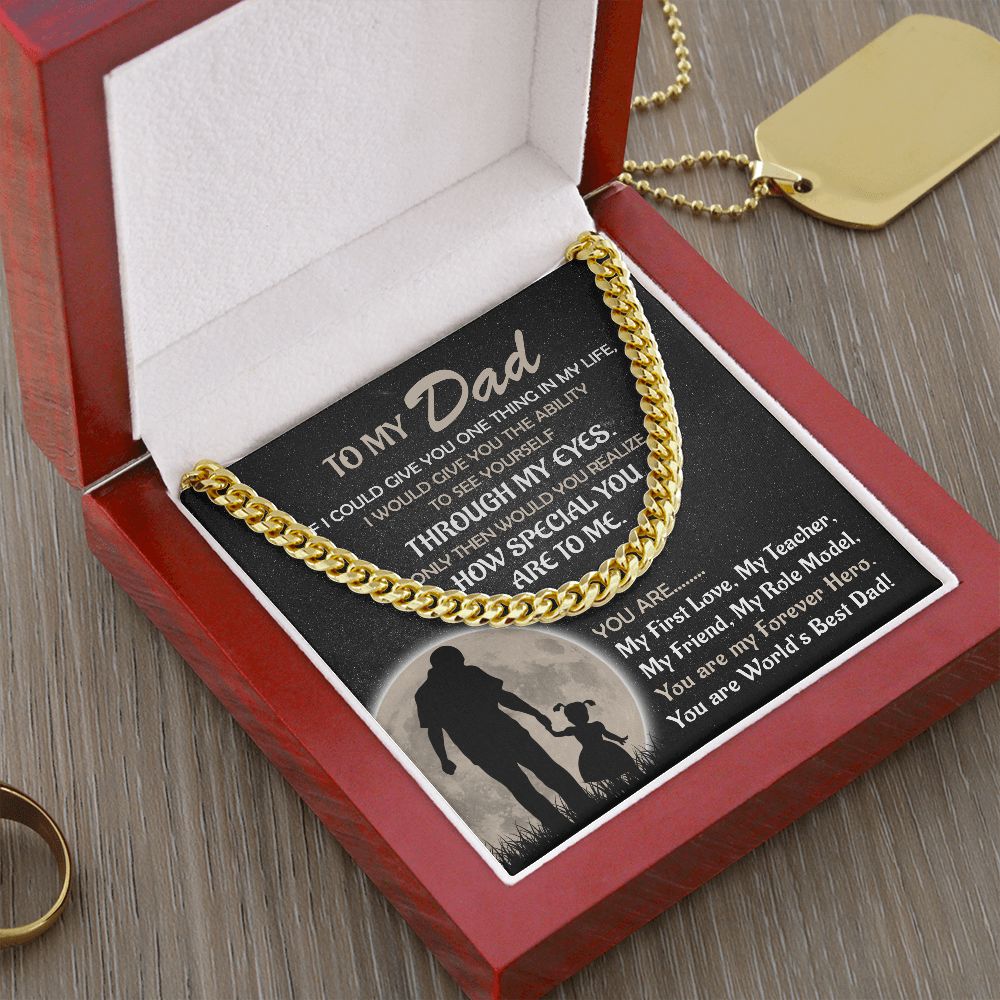 Worlds's Best Cuban Link Chain-Bold Gift For Fathers - Shopping Therapy, LLC Jewelry