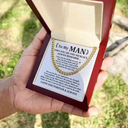 Always Remember Cuban Link Men's Chain - Shopping Therapy Jewelry
