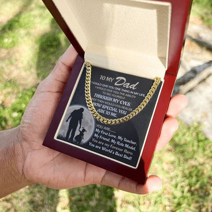 Worlds's Best Cuban Link Chain-Bold Gift For Fathers - Shopping Therapy, LLC Jewelry