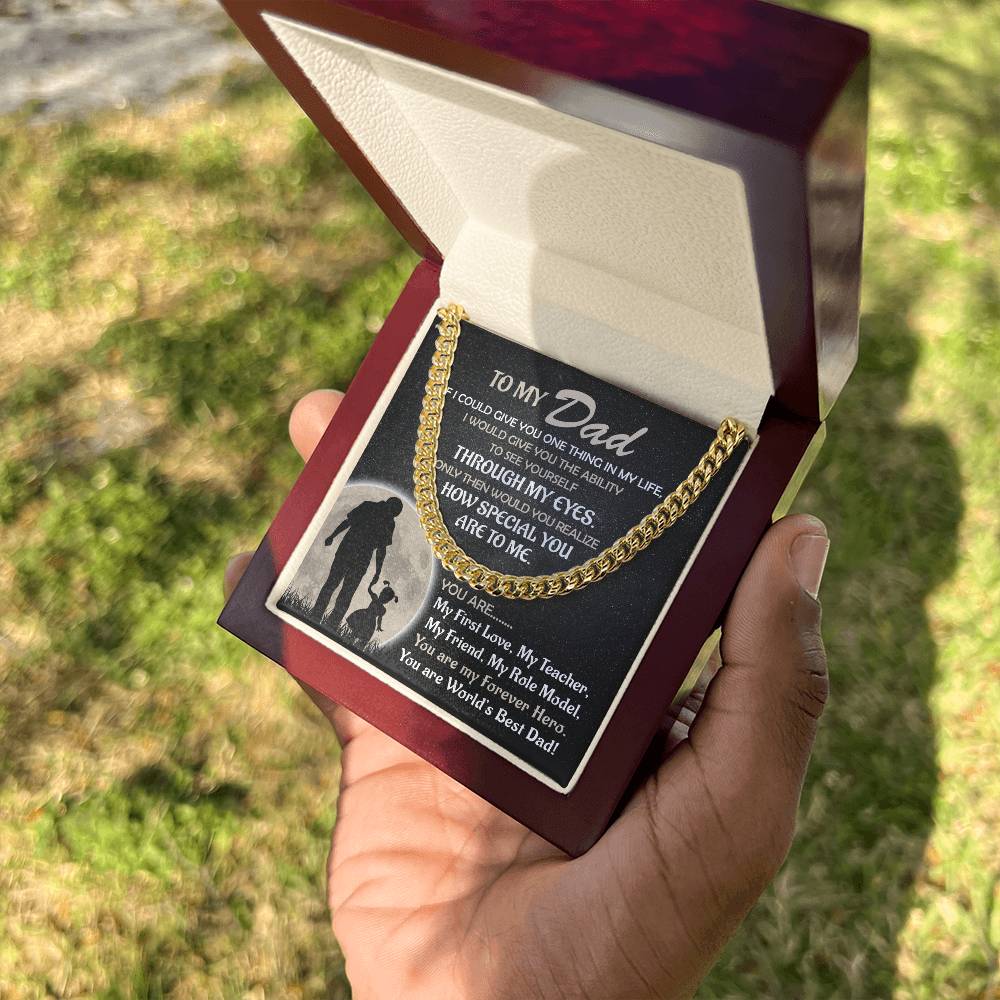 Worlds's Best Cuban Link Chain-Bold Gift For Fathers - Shopping Therapy, LLC Jewelry