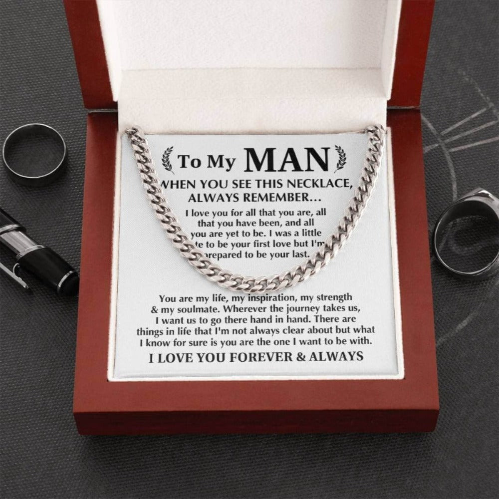 Always Remember Cuban Link Men's Chain - Shopping Therapy, LLC Jewelry