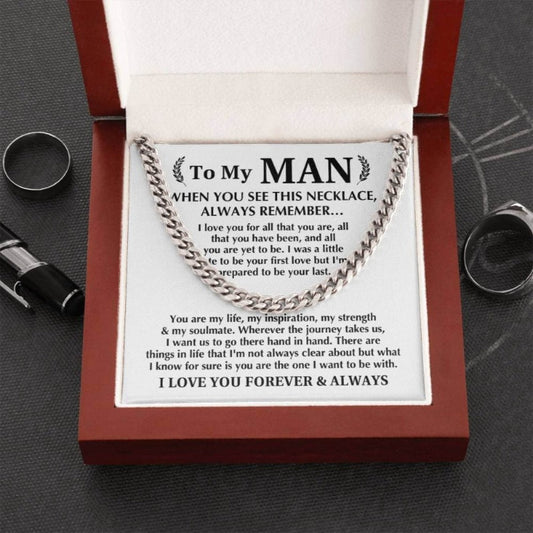 Always Remember Cuban Link Men's Chain - Shopping Therapy, LLC Jewelry