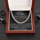 Until The End Men's Cuban Link Chain For Him