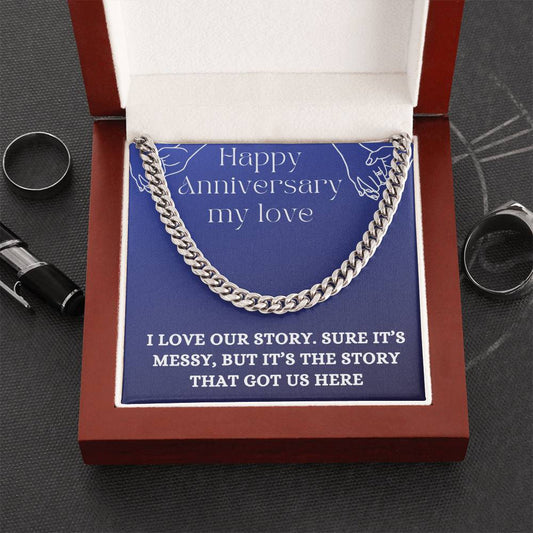 Men’s Cuban Link Chain – Classic Statement Piece for Every Look - Shopping Therapy, LLC Jewelry