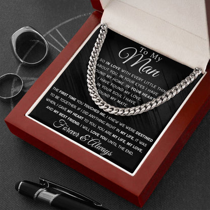 Until The End Men's Cuban Link Chain For Him - Shopping Therapy, LLC Jewelry