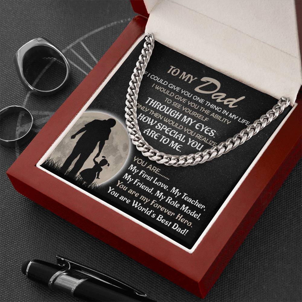 Worlds's Best Cuban Link Chain-Bold Gift For Fathers - Shopping Therapy, LLC Jewelry