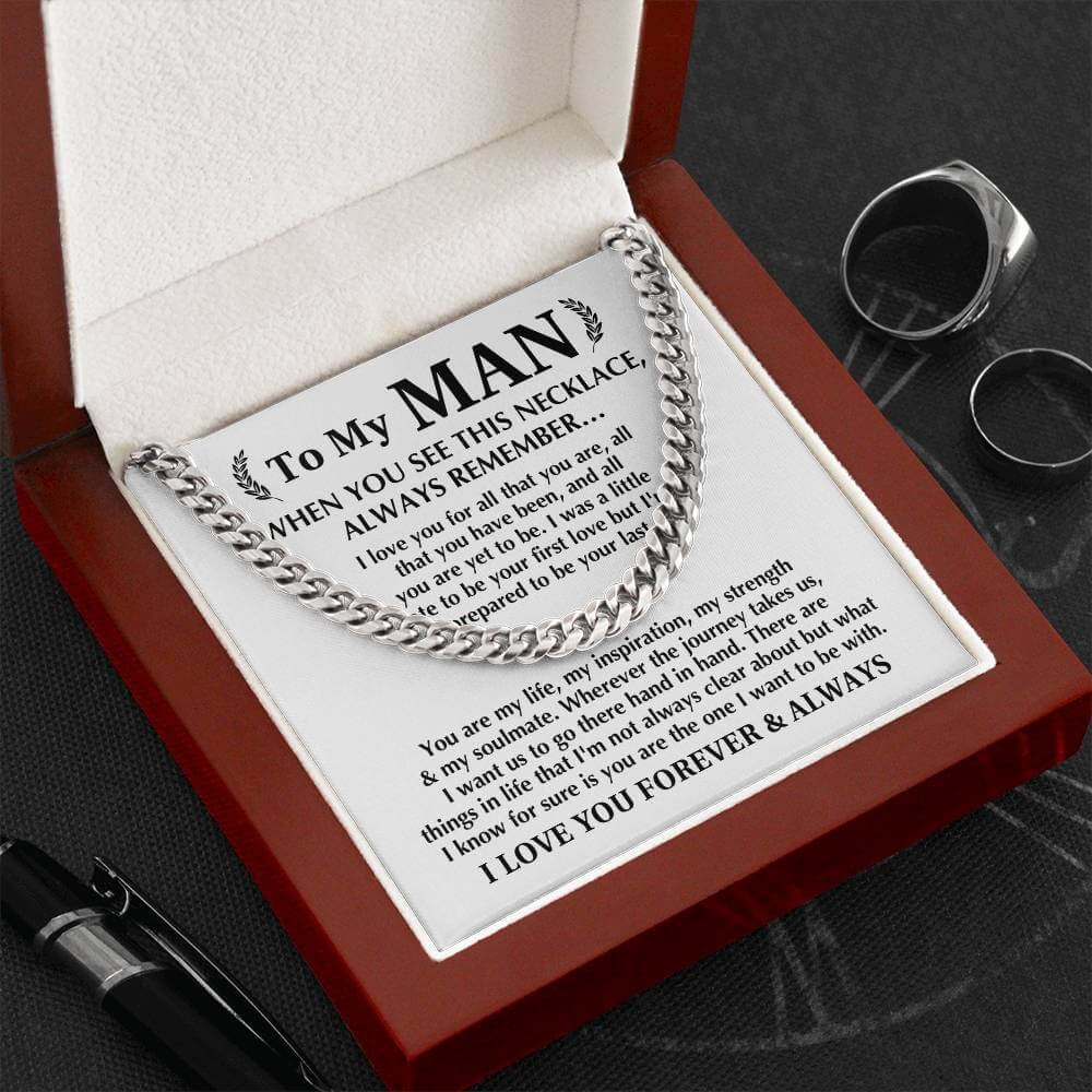 Always Remember Cuban Link Men's Chain