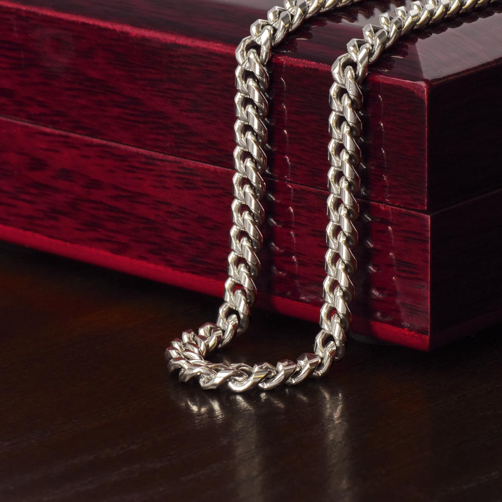 Worlds's Best Cuban Link Chain-Bold Gift For Fathers - Shopping Therapy, LLC Jewelry