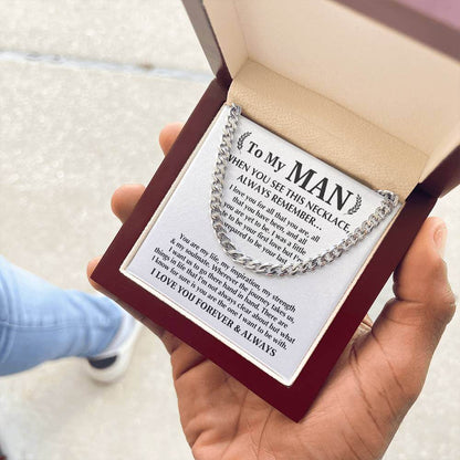Always Remember Cuban Link Men's Chain - Shopping Therapy Jewelry
