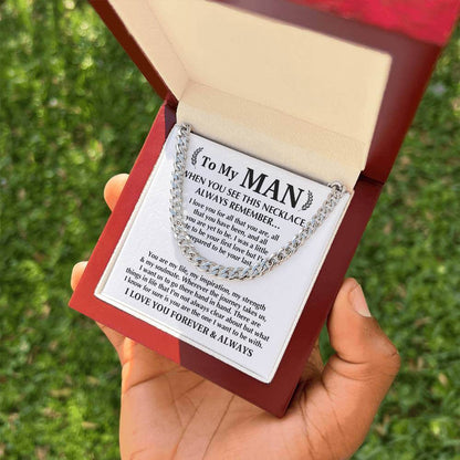 Always Remember Cuban Link Men's Chain - Shopping Therapy Jewelry