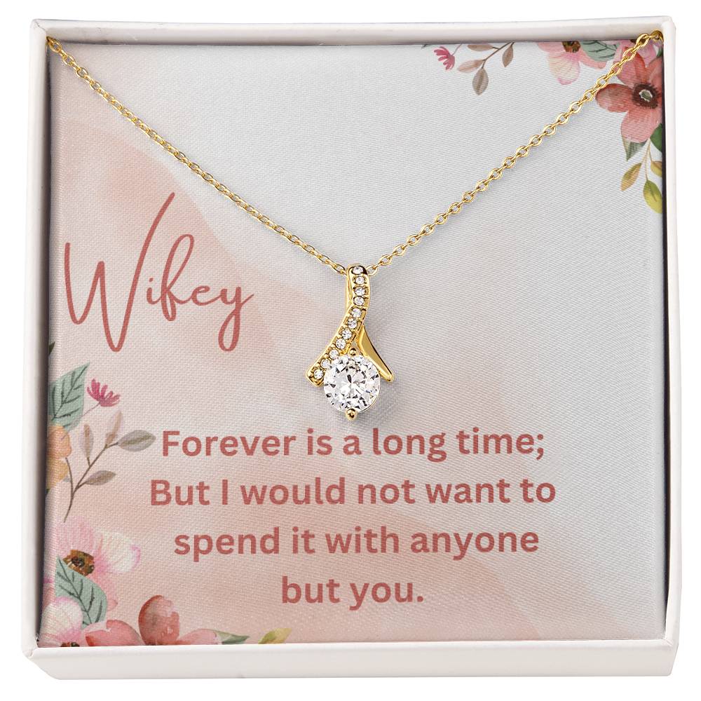 Forever is a long time-Alluring Beauty Women's Necklace - Shopping Therapy, LLC Jewelry