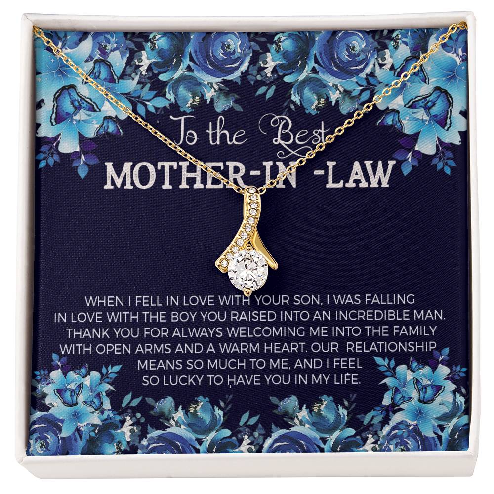 Best Mother-In-Law Alluring Beauty Necklace - Shopping Therapy, LLC Jewelry
