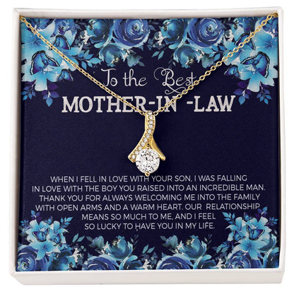 Best Mother-In-Law Alluring Beauty Necklace - Shopping Therapy, LLC Jewelry