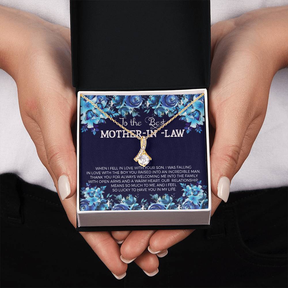 Best Mother-In-Law Alluring Beauty Necklace - Shopping Therapy, LLC Jewelry