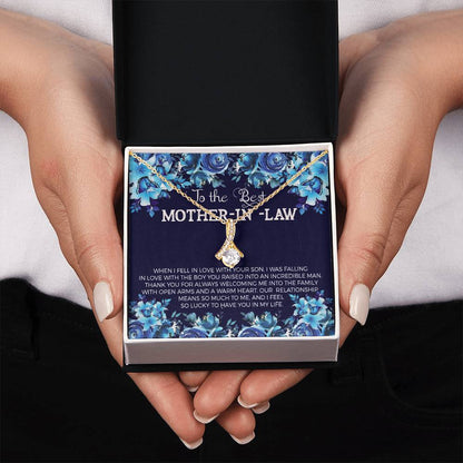 Best Mother-In-Law Alluring Beauty Necklace - Shopping Therapy, LLC Jewelry