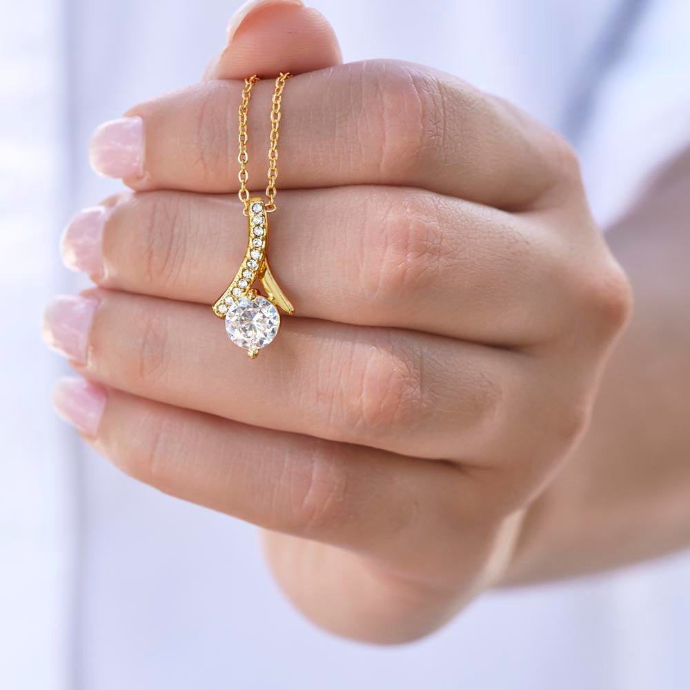 Alluring Beauty Necklace For Mom-With A Heartfelt Message - Shopping Therapy, LLC Jewelry