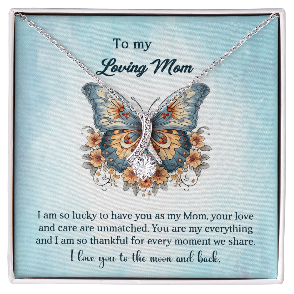 Alluring Beauty Necklace For Mom-With A Heartfelt Message