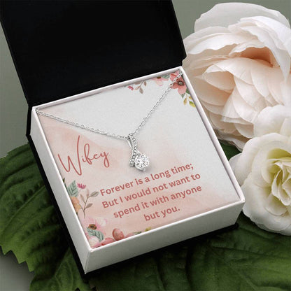 Forever is a long time-Alluring Beauty Women's Necklace - Shopping Therapy, LLC Jewelry