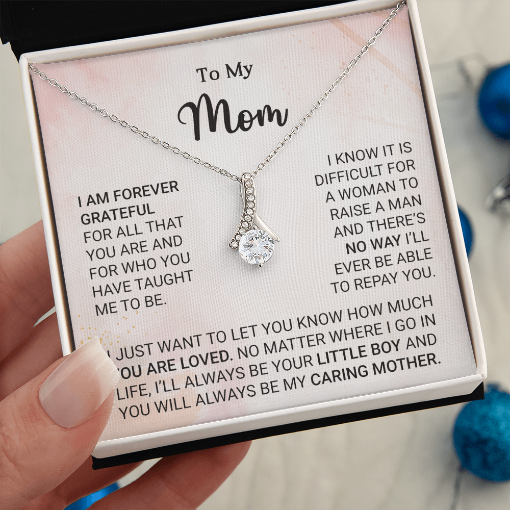 I Am Forever Grateful-Necklace For Mom - Shopping Therapy, LLC Jewelry