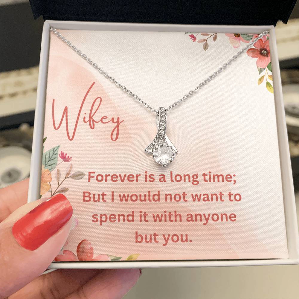 Forever is a long time-Alluring Beauty Women's Necklace - Shopping Therapy, LLC Jewelry