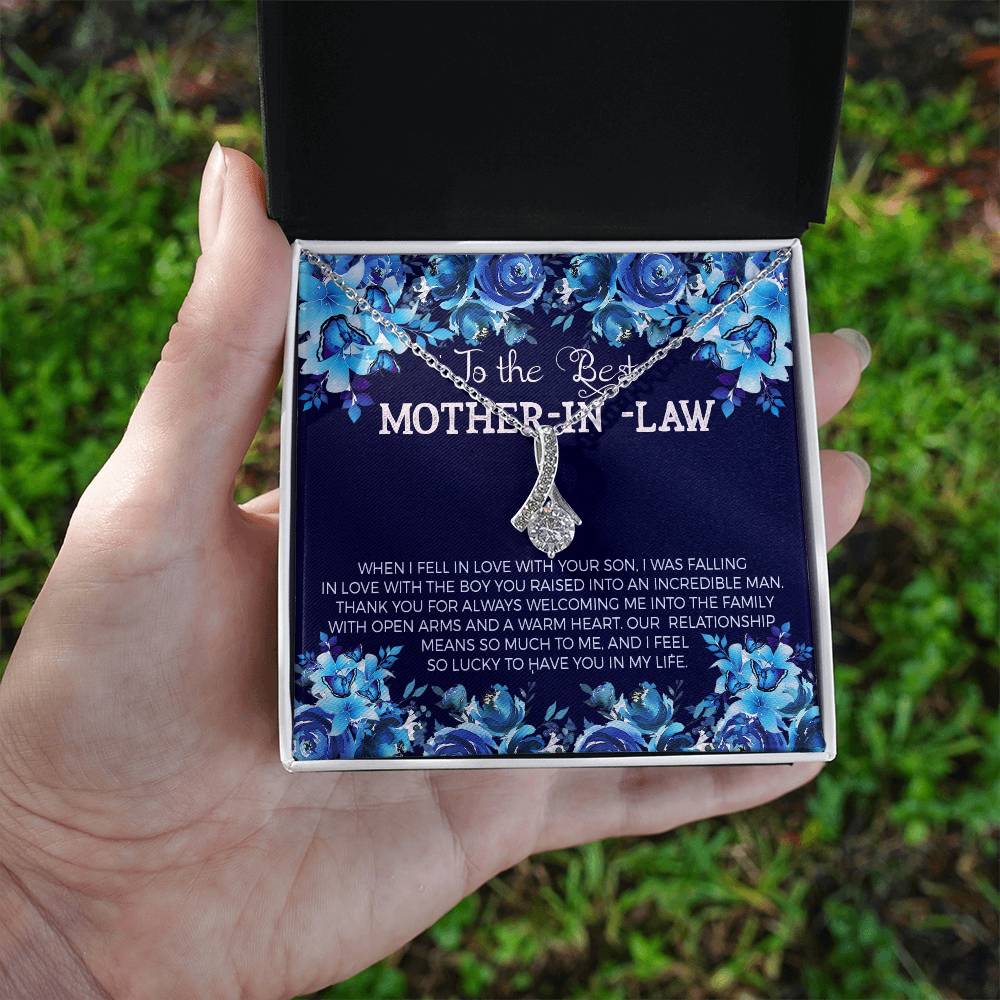 Best Mother-In-Law Alluring Beauty Necklace - Shopping Therapy, LLC Jewelry