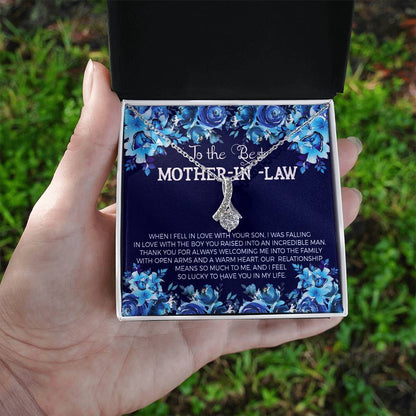 Best Mother-In-Law Alluring Beauty Necklace - Shopping Therapy, LLC Jewelry