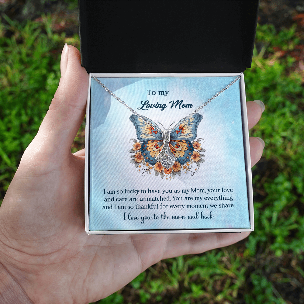 Alluring Beauty Necklace For Mom-With A Heartfelt Message