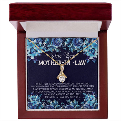 Best Mother-In-Law Alluring Beauty Necklace - Shopping Therapy, LLC Jewelry