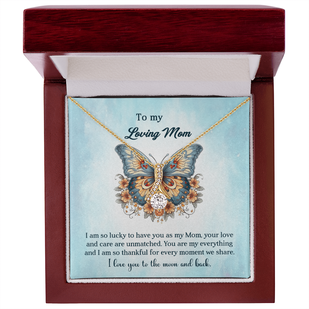 Alluring Beauty Necklace For Mom-With A Heartfelt Message
