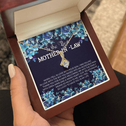 Best Mother-In-Law Alluring Beauty Necklace - Shopping Therapy, LLC Jewelry
