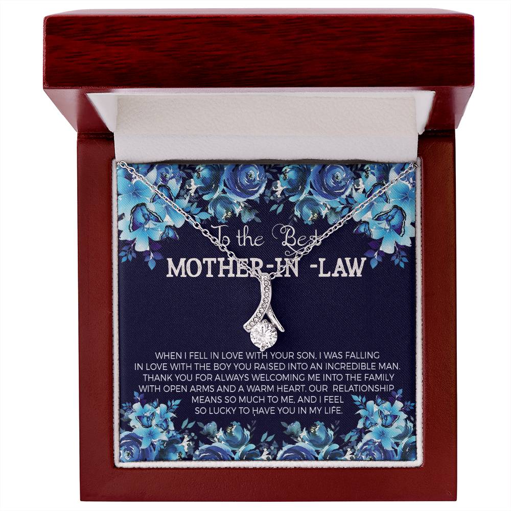 Best Mother-In-Law Alluring Beauty Necklace - Shopping Therapy, LLC Jewelry