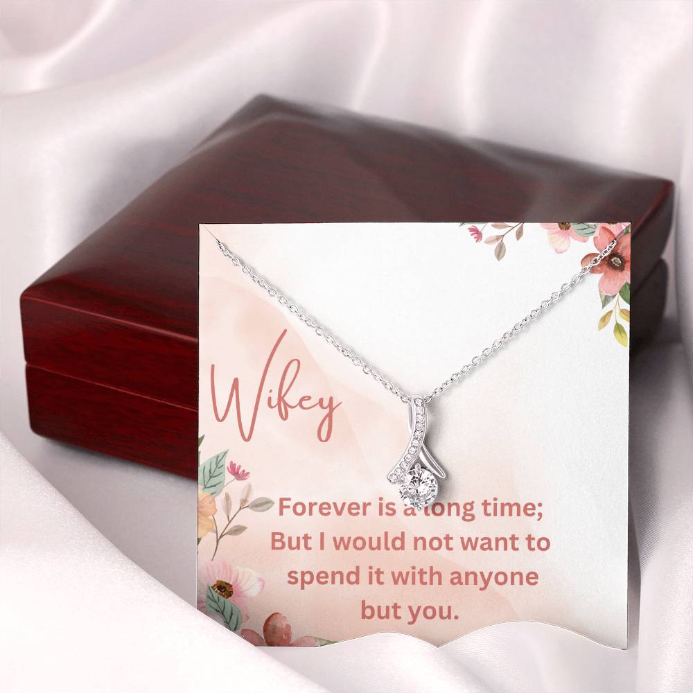 Forever is a long time-Alluring Beauty Women's Necklace - Shopping Therapy, LLC Jewelry
