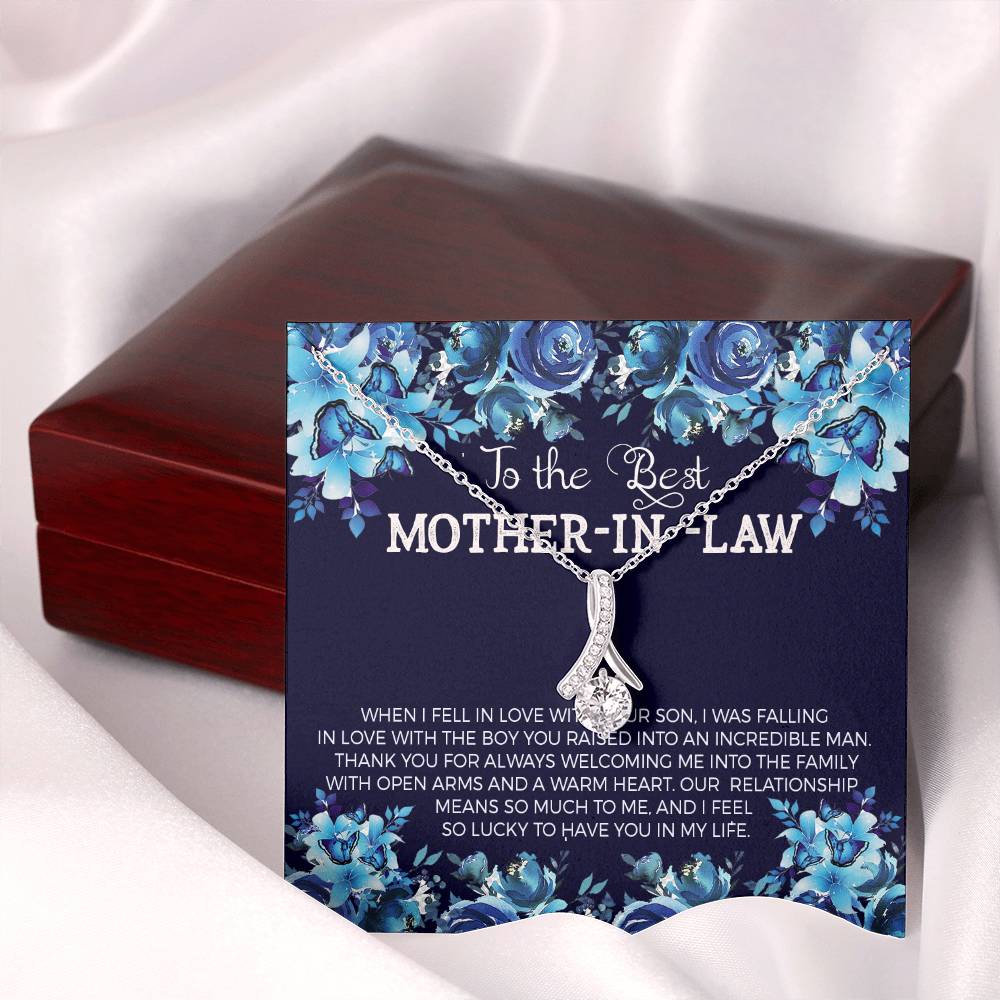 Best Mother-In-Law Alluring Beauty Necklace - Shopping Therapy, LLC Jewelry