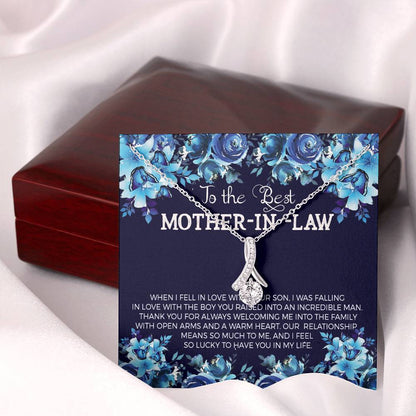 Best Mother-In-Law Alluring Beauty Necklace - Shopping Therapy, LLC Jewelry