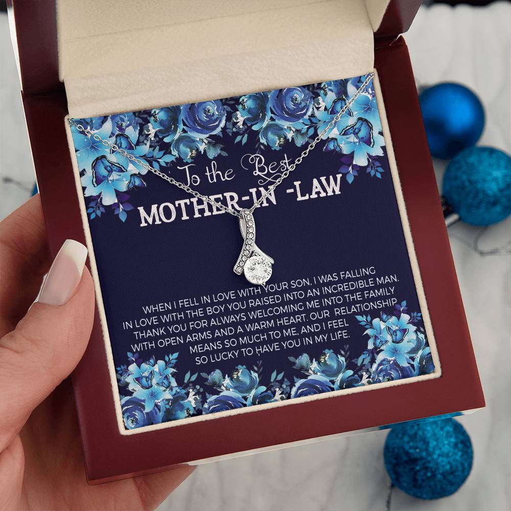 Best Mother-In-Law Alluring Beauty Necklace - Shopping Therapy, LLC Jewelry
